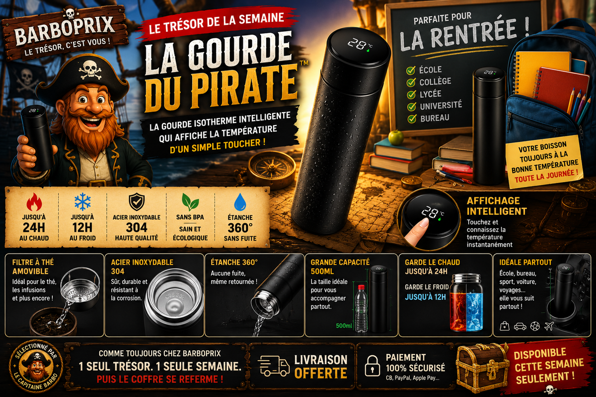🏴 La Gourde du Pirate™